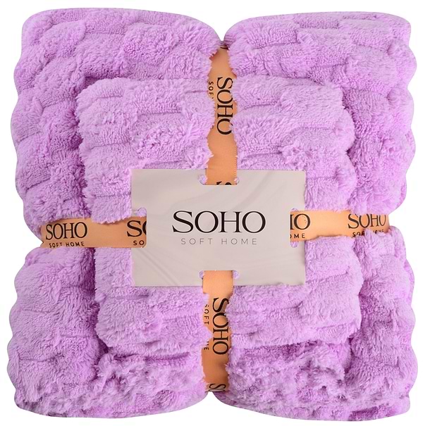 Фото - Набір рушників SOHO 35х75+70х140 см мікроф. Sote Lilac