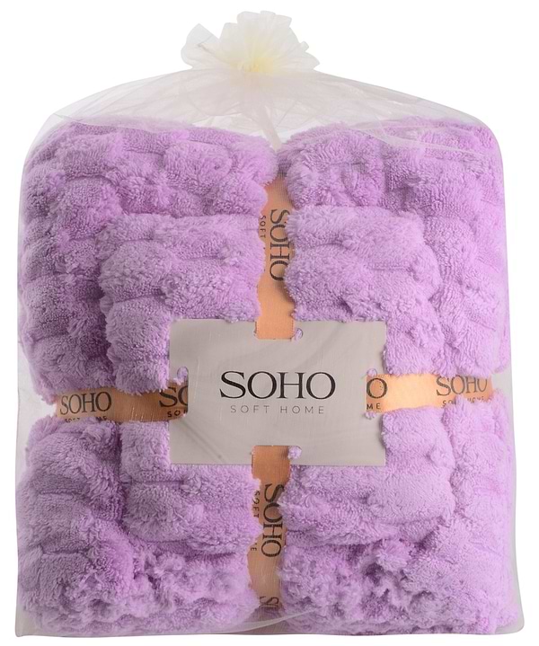Фото - Набір рушників SOHO 35х75+70х140 см мікроф. Sote Lilac