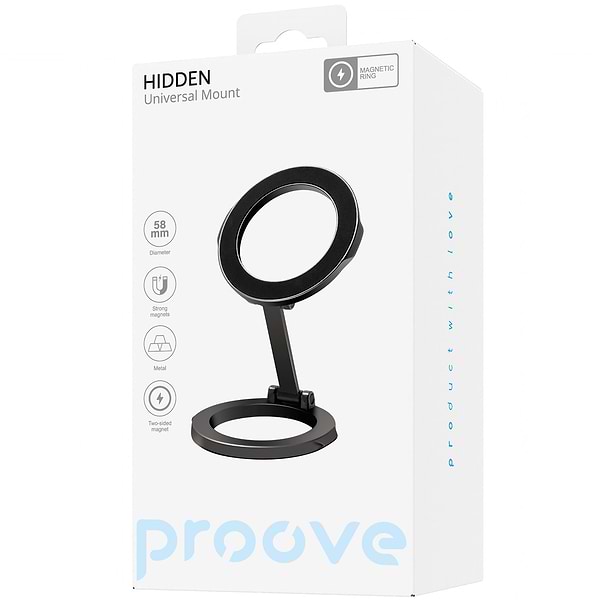 Фото - Автодержатель Proove Hidden Universal Type Car Mount Gray (CHHN00000001)