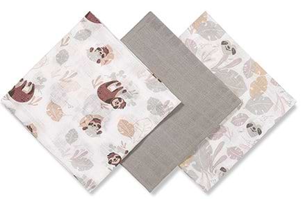 Фото - Набір пелюшок BabyOno 3 шт. Grey (348/10)