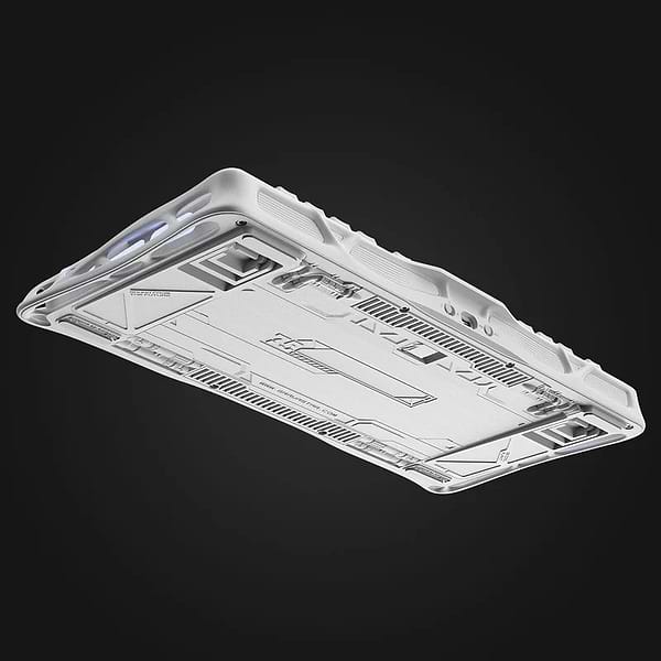 Фото - Клавиатура беспроводная игровая GravaStar Mercury K1 80keys Cheery Pink BT/WL/USB White (GSK1_GWHT)