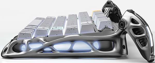 Фото - Клавіатура бездротова ігрова GravaStar Mercury K1 Pro 80keys Kailh Speedy Mint BT/WL/USB Gray (GSK1PRO_GRY)