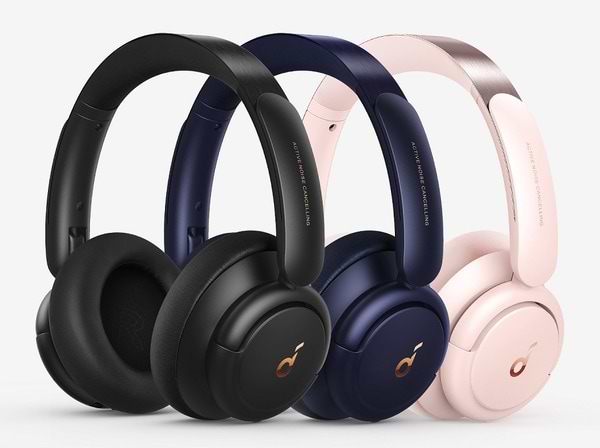 Фото - Навушники повнорозмірні бездротові Anker SoundСore Life Q30 v2 Midnight Blue (A3028333)