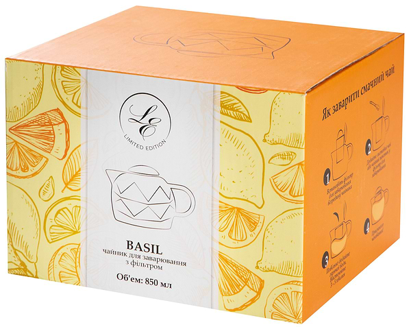 Фото - Чайник заварювальний Limited Edition BASIL 850 мл (B050021)