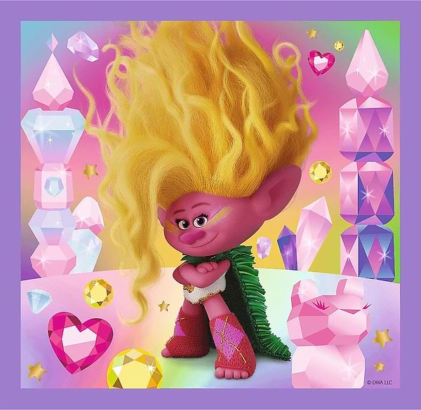 Фото - Пазли (3-4 роки) Trefl "Зустрічайте веселих тролів"  (3в1) (34870)