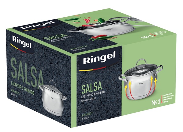 Фото - Каструля Ringel Salsa 4.2 л (RG-2034-20)