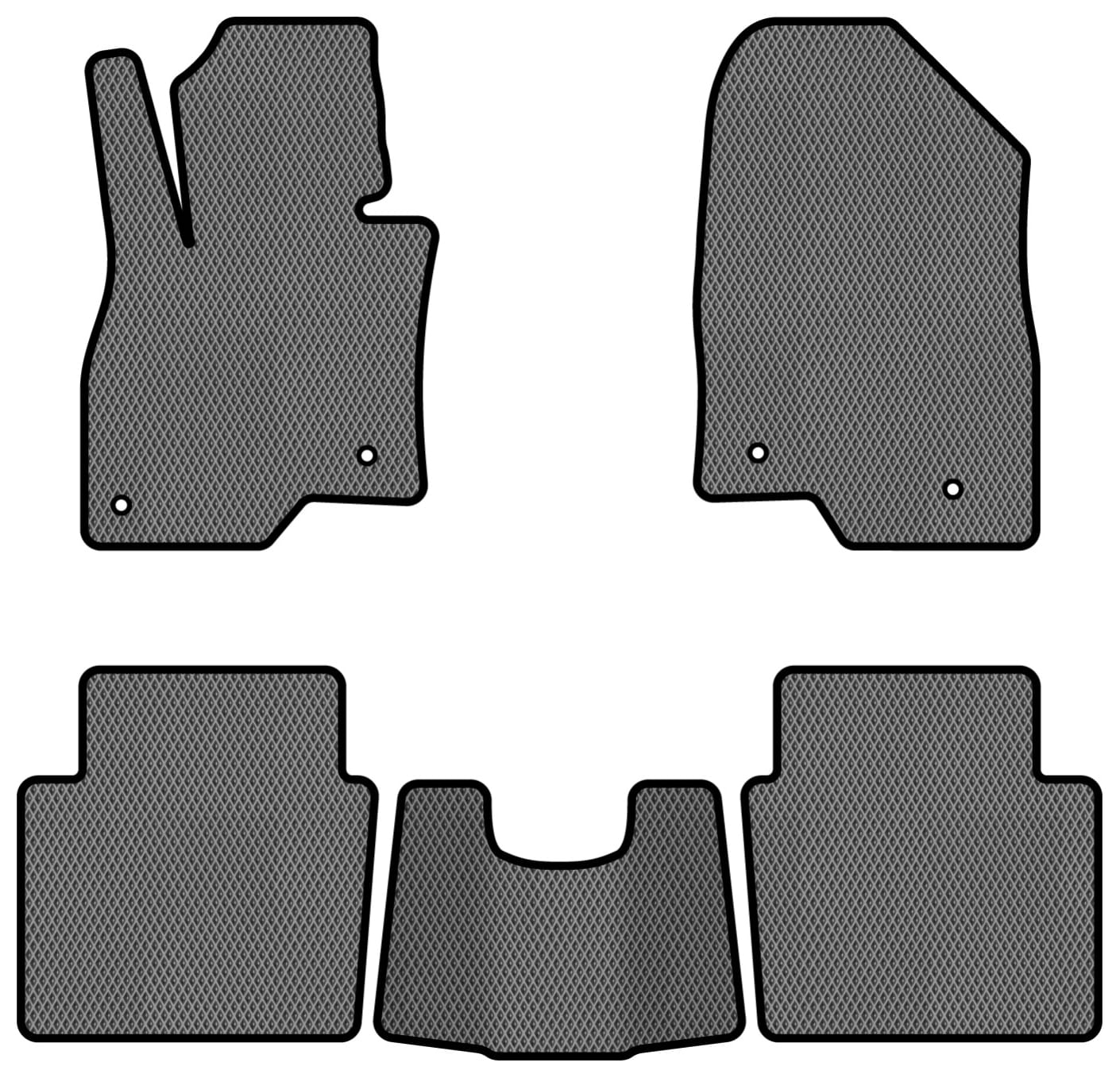 EVA коврики в салон авто EVAtech для 6 (GJ) Mazda 2012 3 поколение Sedan EU MZ32629CVO5VL4RGB