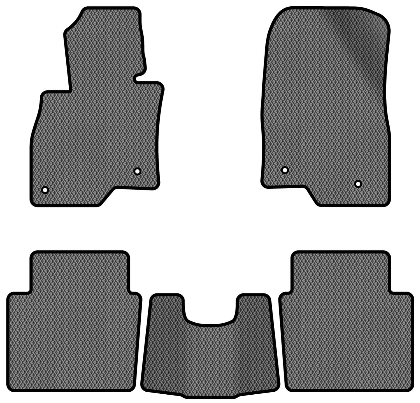 EVA коврики в салон авто EVAtech для 6 (GJ) Mazda 2012 3 поколение Sedan USA MZ32630CBO5VL4RGB