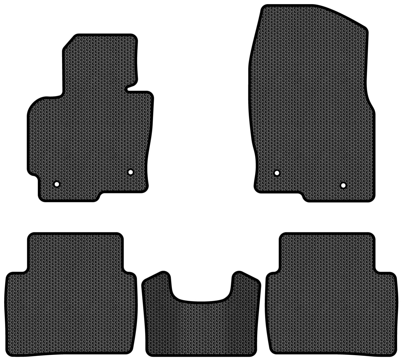 EVA коврики в салон авто EVAtech для CX-5 (KE) Mazda 2012-2017 1 поколение SUV EU MZ3149CB5VL4SBB