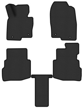 EVA коврики в салон авто EVAtech для CX-9 (TC) (6 seats) Mazda 2016 2 поколение SUV USA MZ12355CDO5VL4RBB