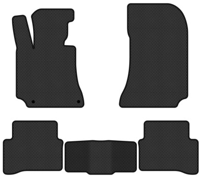 EVA коврики в салон авто EVAtech для E-Class (W212) Mercedes-Benz 2009-2016 4 поколение Combi EU MB32142C5MS2RBB