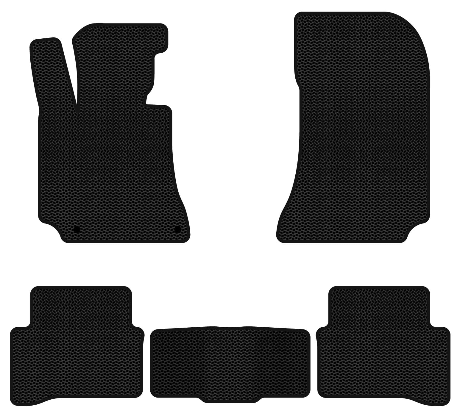 EVA килимки в салон авто EVAtech для E-Class (W212) Mercedes-Benz 2009-2016 4 покоління Sedan EU MB3160C5MS2KBB