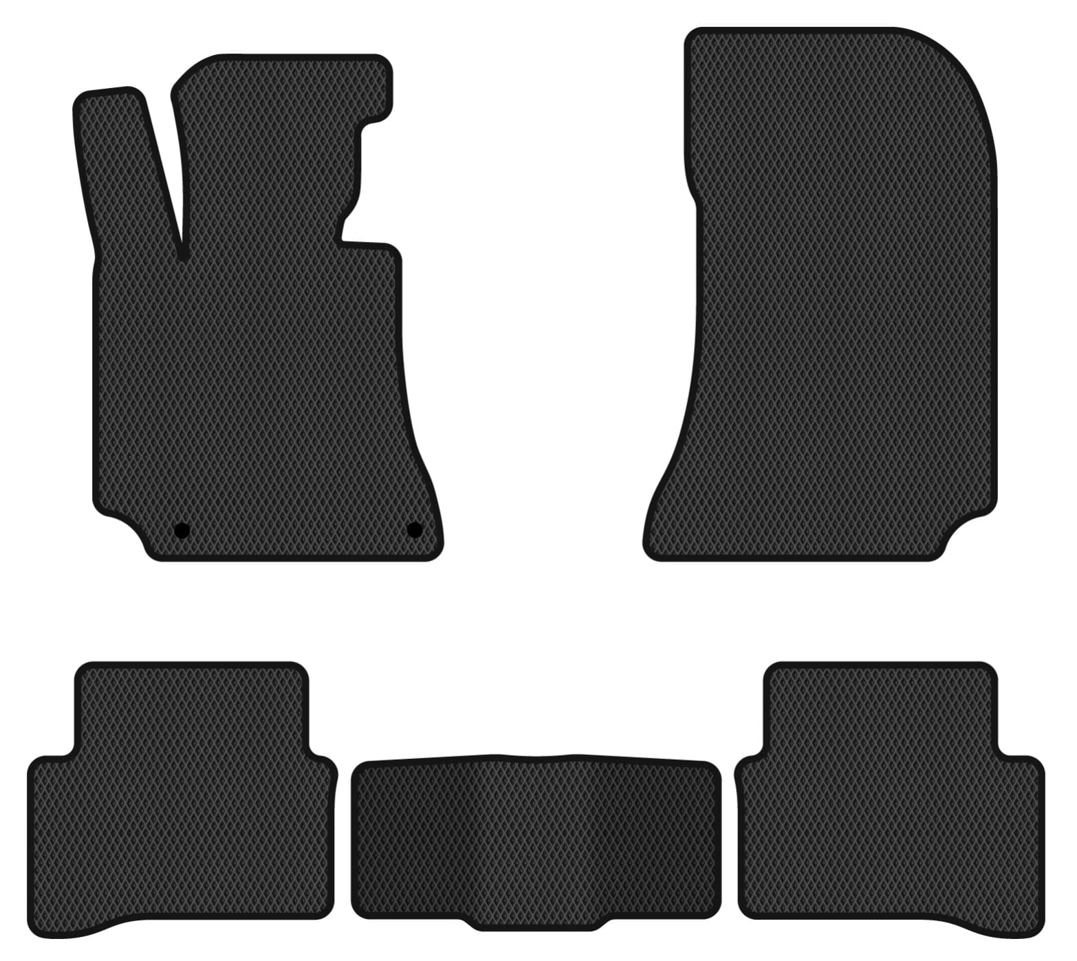 EVA килимки в салон авто EVAtech для E-Class (W212) Mercedes-Benz 2009-2016 4 покоління Sedan EU MB3160C5MS2RBB