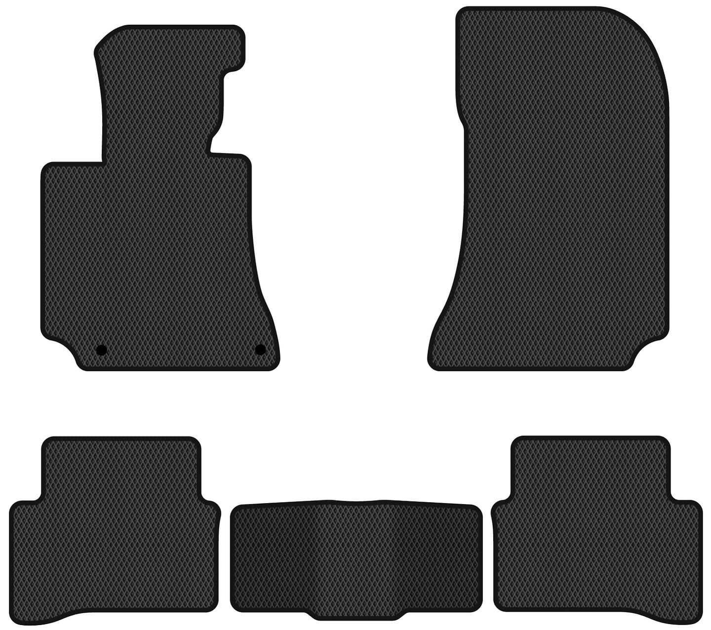 EVA коврики в салон авто EVAtech для E-Class (W212) Mercedes-Benz 2009-2016 4 поколение Sedan EU MB3160CB5MS2RBB