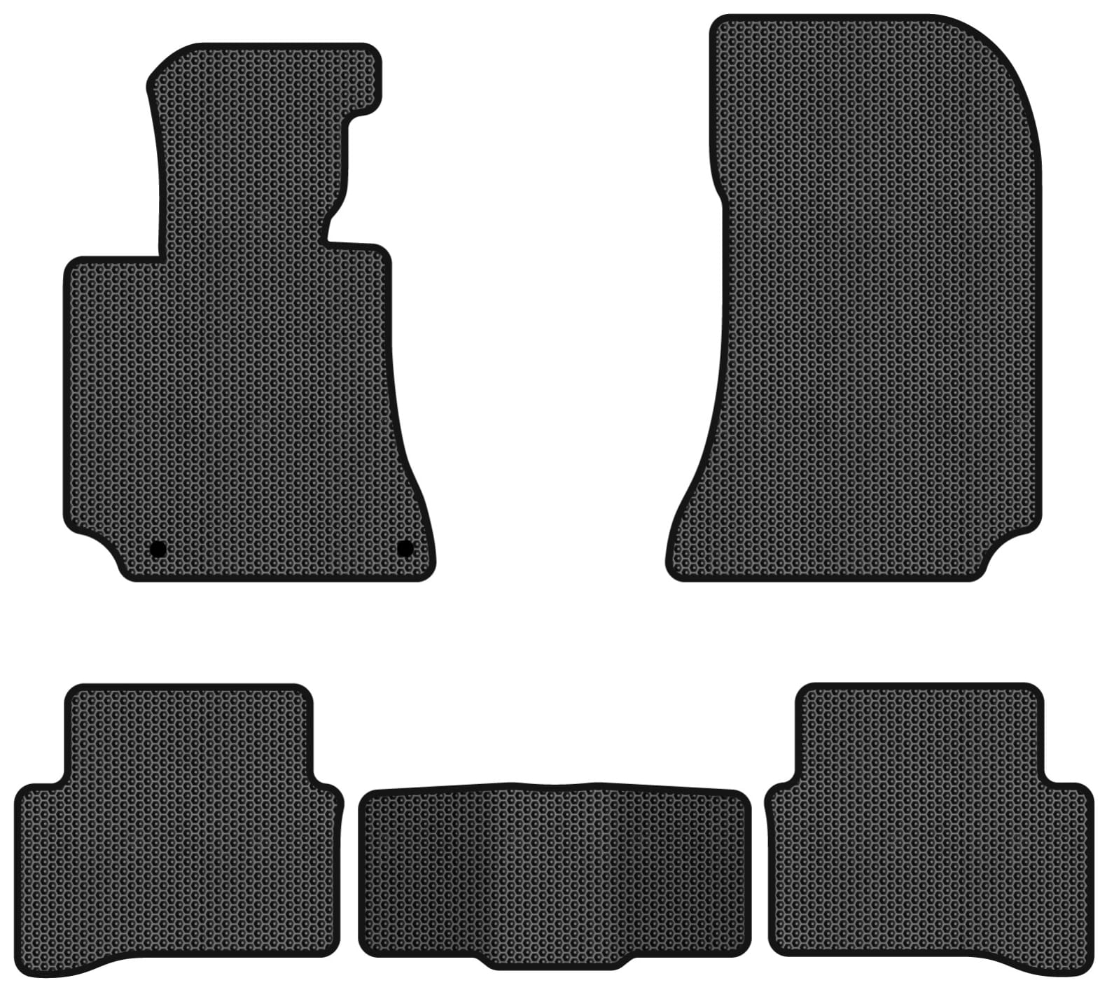 EVA коврики в салон авто EVAtech для E-Class (W212) Mercedes-Benz 2009-2016 4 поколение Sedan EU MB3160CB5MS2SBB