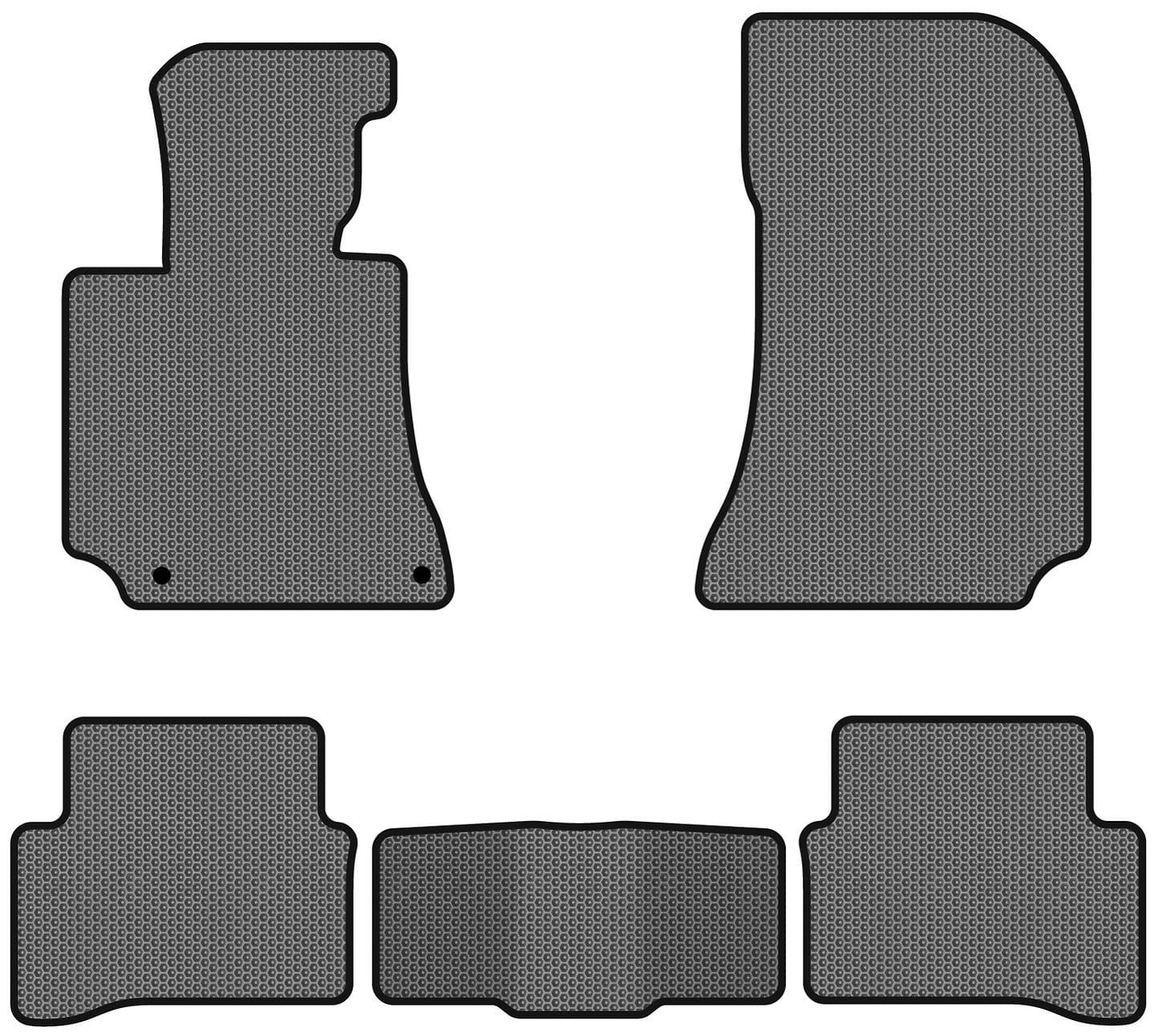 EVA коврики в салон авто EVAtech для E-Class (W212) Mercedes-Benz 2009-2016 4 поколение Sedan EU MB3160CB5MS2SGB