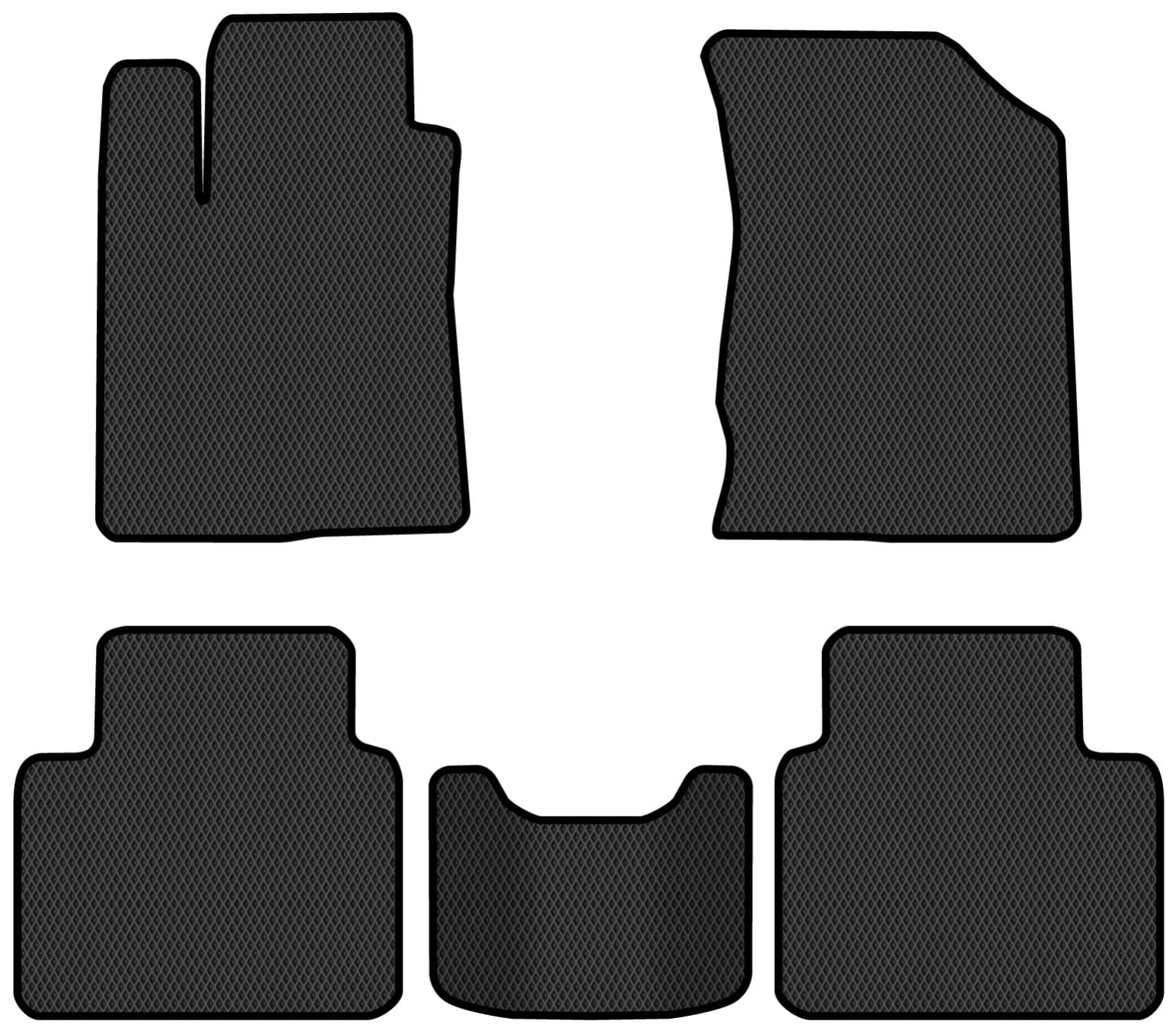 EVA коврики в салон авто EVAtech для Magentis (MG) Restyling Kia 2009-2011 2 поколение Sedan EU KI51747CV5RBB