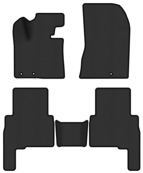 EVA коврики в салон авто EVAtech для Sorento (XM) (Floor Gas Pedal) 7 seats Kia 2009-2012 2 поколение SUV EU KI12272CD5KH3RBB