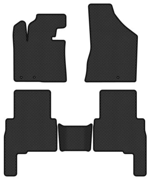 EVA коврики в салон авто EVAtech для Sorento (XM) (Floor Gas Pedal) 5 seats Kia 2009-2012 2 поколение SUV EU KI13583CV5LA3RBB