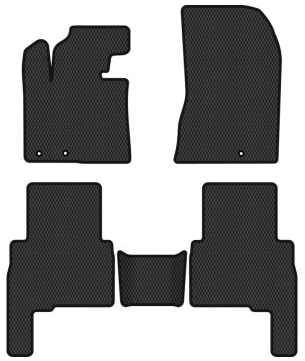 EVA коврики в салон авто EVAtech для Sorento (XM) (Floor Gas Pedal) 5 seats Kia 2009-2012 2 поколение SUV EU KI13580C5KH3RBB