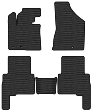 EVA коврики в салон авто EVAtech для Sorento (XM) (Floor Gas Pedal) 5 seats Kia 2009-2012 2 поколение SUV EU KI13580CV5KH3RBB
