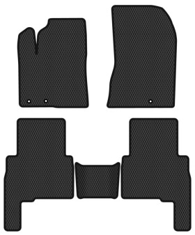 Фото - EVA коврики в салон авто EVAtech для Sorento (XM) (Hinged Gas Pedal) 7 seats Kia 2009-2012 2 поколение SUV EU KI12232C5KH3RBB