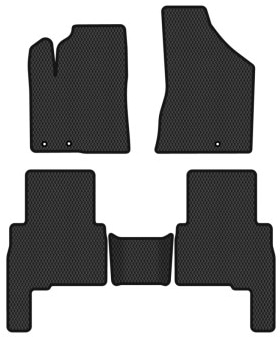 EVA килимки в салон авто EVAtech для Sorento (XM) (Hinged Gas Pedal) 7 seats Kia 2009-2012 2 покоління SUV EU KI12232CV5KH3RBB