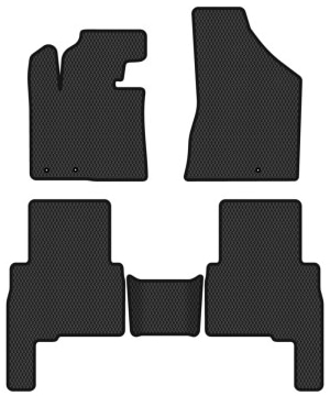EVA коврики в салон авто EVAtech для Sorento (XM) (Floor Gas Pedal) 7 seats Kia 2009-2012 2 поколение SUV EU KI12991CV5LA3RBB