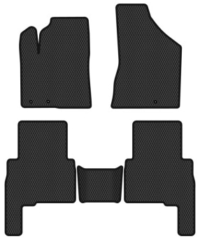 EVA коврики в салон авто EVAtech для Sorento (XM) (Hinged Gas Pedal) 5 seats Kia 2009-2012 2 поколение SUV EU KI13581CV5LA3RBB