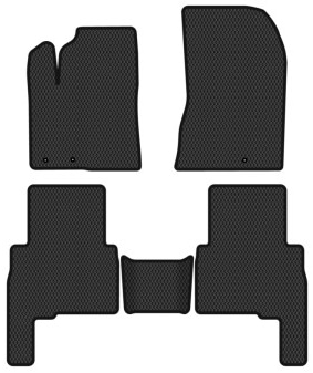 EVA коврики в салон авто EVAtech для Sorento (XM) (Hinged Gas Pedal) 7 seats Kia 2009-2012 2 поколение SUV EU KI12992C5LA3RBB