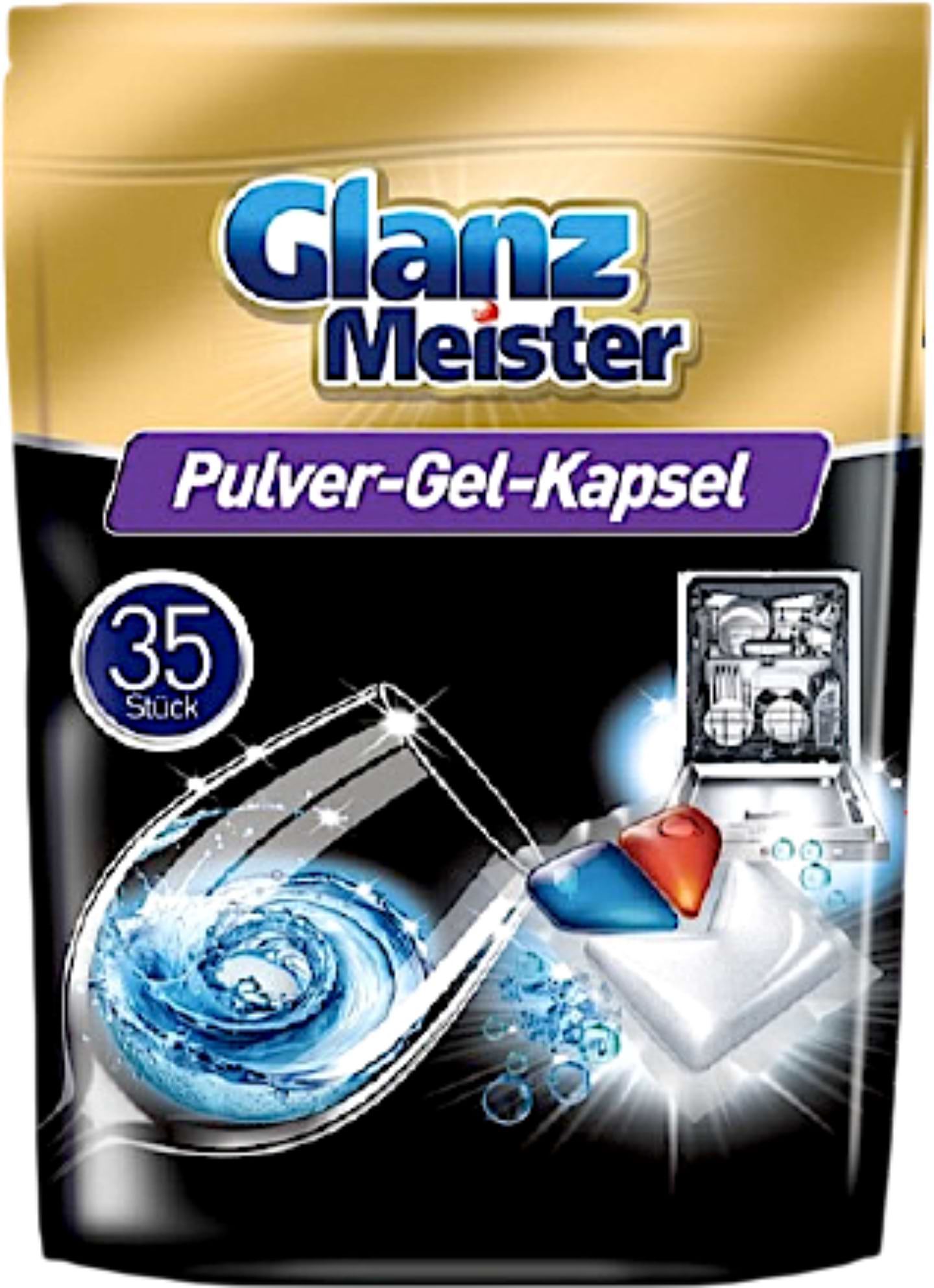Таблетка для посудомийної машини Glanz Meister 35х12г - Фото 1