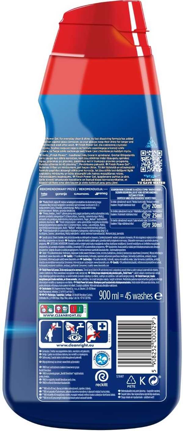 Фото - Ополаскиватель для посудомоечной машины Finish Лимон 900 мл