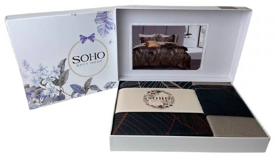Фото - Комплект постельного белья SOHO Lounge 200х230 Glam Brown (A130159)