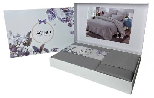 Фото - Комплект постельного белья SOHO Lounge 200х230 One Silver (A130196)