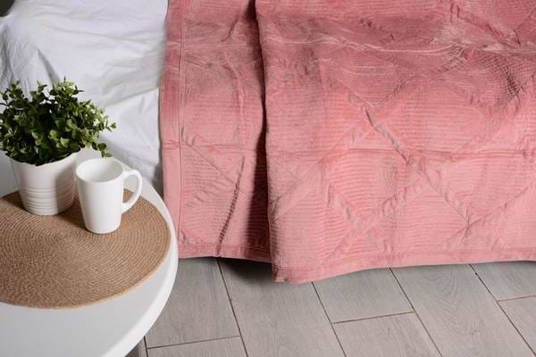 Фото - Покривало двоспальне SOHO 200х230 см VELUR Pink (A120132)