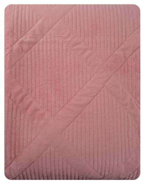 Фото - Покривало двоспальне SOHO 200х230 см VELUR Pink (A120132)