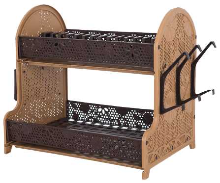 Фото - Сушка для посуды VIOLET HOUSE 0414 Ажур BROWN 28x40x38 см Фото - Сушка для посуды VIOLET HOUSE 0414 Ажур BROWN 28x40x38 см