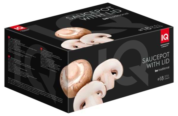 Фото - Каструля IQ Be Traditional 2.5 л (IQ-2046-18)