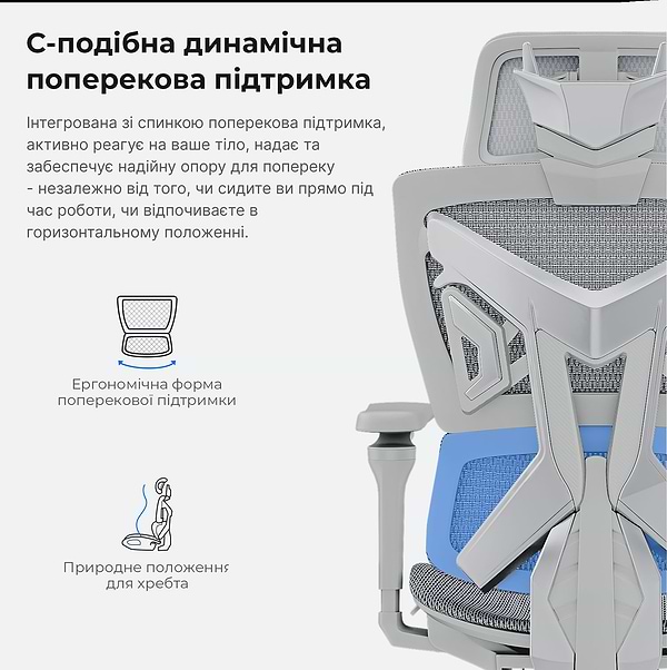 Фото - Крісло для геймерів Anda Seat X-Air Pro Size XL Mesh Gray (AD-WY-01-GGF-G01)