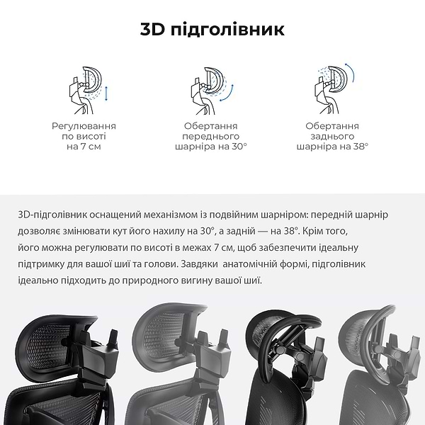 Фото - Крісло для геймерів Anda Seat X-Air Pro Size XL Mesh Gray (AD-WY-01-GGF-G01)