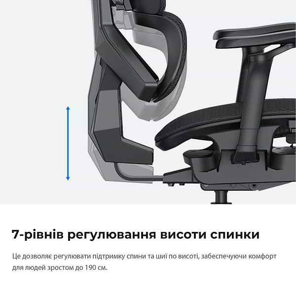 Фото - Крісло для геймерів Anda Seat X-Air Pro Size XL Mesh Gray (AD-WY-01-GGF-G01)