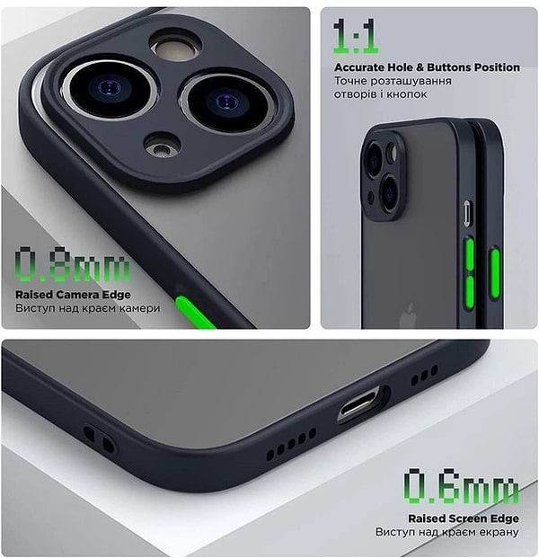 Фото - Чехол для смартфона Armorstandart Frosted Matte for Xiaomi Redmi Note 12 4G Navy Blue (ARM67734)