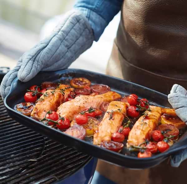 Фото - Форма для приготовления Emile Henry блюдо для гриля черный (717547)