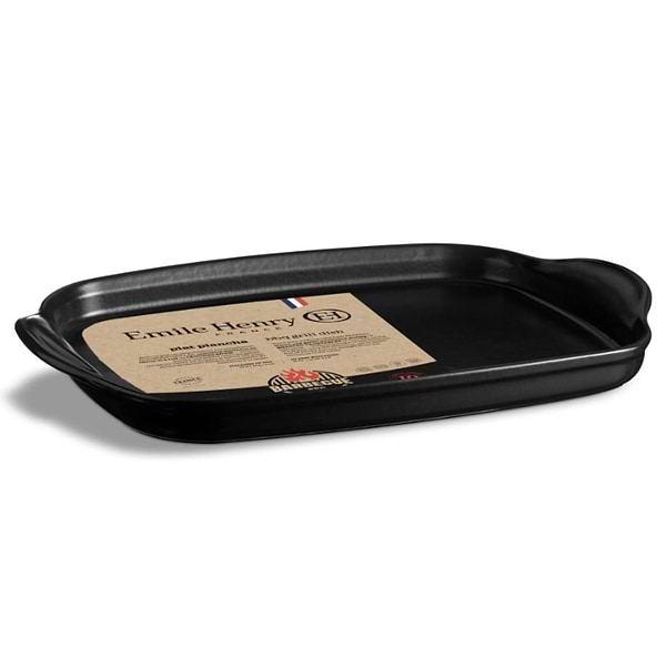Фото - Форма для приготовления Emile Henry блюдо для гриля черный (717547)