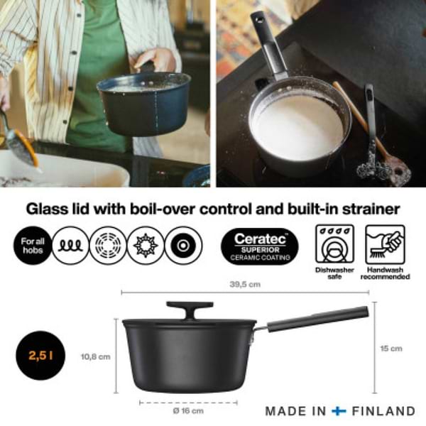 Фото - Ківш Fiskars Hard Face 2,5 л (1075525)