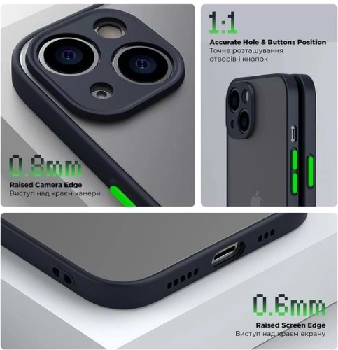 Фото - Чохол для смартфону
 Armorstandart Frosted Matte for Samsung A24 4G (A245) Navy Blue (ARM68565)