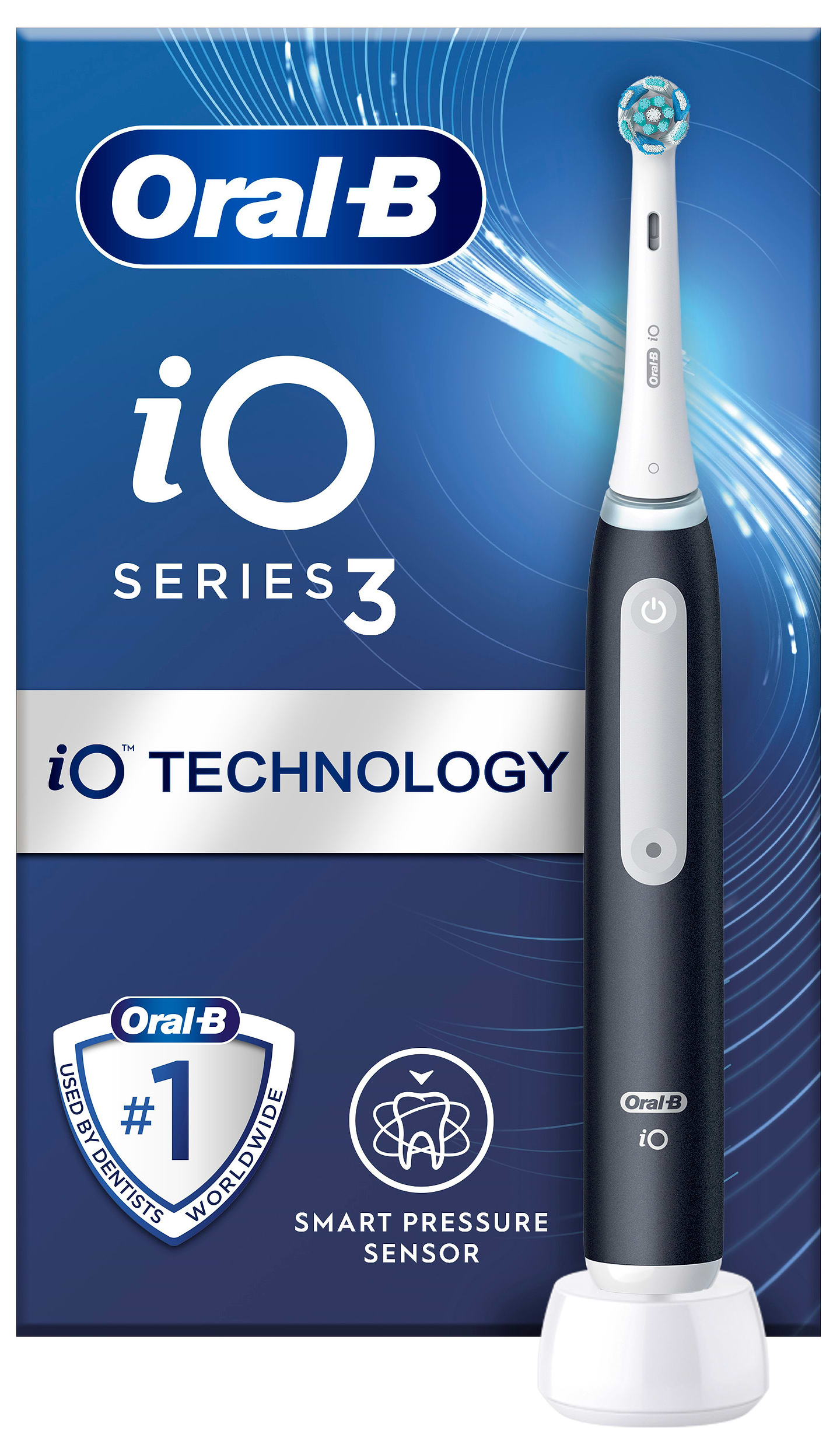 Зубная щетка электрическая Oral-B Braun iO Series 3 iOG3.1A6.0 черная - Фото 1
