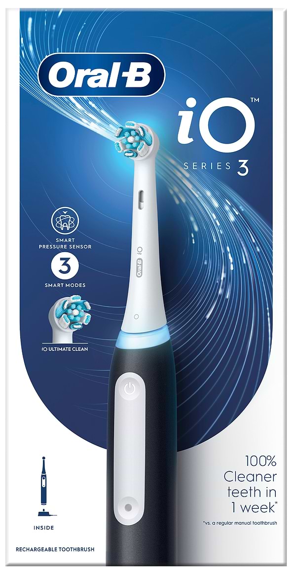 Фото - Зубна щітка електрична Oral-B Braun iO Series 3 iOG3.1A6.0 чорна