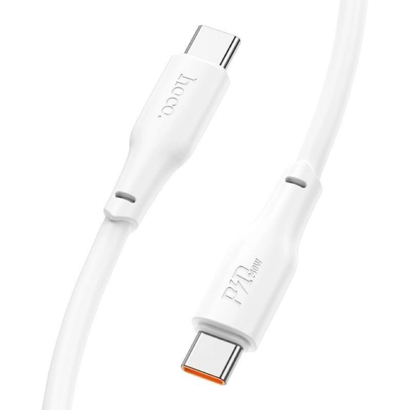 Кабель HOCO X93 Type-C to Type-C 240W, 1m White (6931474790736)