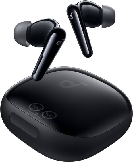 Наушники вкладыши беспроводные TWS Anker SoundСore Liberty 4 Pro Black matte - Фото 1